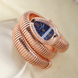 Awesome Unique Design Cross-Border Snake Shape Women's Fashion Watch - Creative Quartz Bracelet Watch