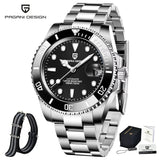 Top Brand PD1661 Water Ghost Watch Luxury Automatic Mechanical Watches NH35 Auto Date Sport Dive BGW-9 Watch For Men