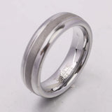 Classic Gold Colour Matte Tungsten Wedding Engagement Ring Couple for Men Women
