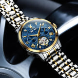 Best Selling Luxury Brand Skeleton Automatic Mechanical Fashion High Quality Multifunction WristWatches for Men