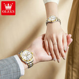 New Luxury Brand Classics Dual Calendar Waterproof Wristwatches for Men and Women - Couple Watches