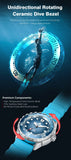 New TRITON Solar Powered Dive Watch - Luxury 316L Stainless Steel Case Waterproof 300M Quartz Watches For Men