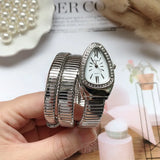 Popular Creative Snake Shaped Women's Quartz Analogue Watches - Women's Bracelets Personalized Wristbands For Women