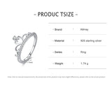 Elegant Crown Design Sterling Silver Fashion Pear Cut AAAA Lab Created Diamond Ring