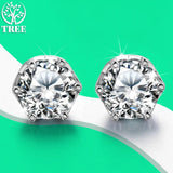 Splendid 0.5-1ct D Colour Moissanite Diamonds Earrings GRA Certificate - Sterling Silver Diamond Fine Jewellery - The Jewellery Supermarket