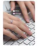 Amazing 1.0ct 4.5mm+2X4.0mm Round Cut D VVS1 Moissanite Diamonds 925 Silver Wedding Engagement Rings for Women
