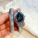 Fashion Selection Snake-Shape Elastic Bracelet Creative Quartz Watch