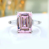 Luxury White, Blue, Pink High Quality AAAAA High Carbon Diamonds Versatile  Rings - Party, Engagement Fine Jewellery