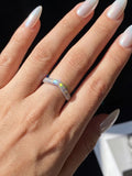 Fashion Real Round Moissanite Diamond V-Shape Ring Fine Jewellery