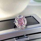 Excellent Crushed Ice Cut High Quality AAAAA High Carbon Pink Sapphire Gemstone Rings -  Popular Fine Jewellery - The Jewellery Supermarket