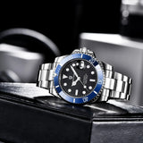 Top Brand Fashion Men's Sports Automatic Mechanical Watch - NH35 Stainless Steel Sapphire Waterproof Wristwatch