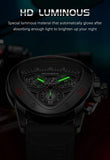 Top Brand Luxury Man Watches - Fashion Casual Silicone Triangle Dial Waterproof Military Luminous Mens Wristwatches - The Jewellery Supermarket