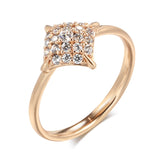 Unique 14K Gold Filled  AAA Zircon Diamonds Fashion Women Fine Jewellery Ring