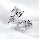 Luxury 4ct 2ct 1ct Heart Cut Moissanite Diamonds Stud Earrings for Women Sparkling Fine Jewellery for All occasions