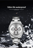 Original Maserati Blue Gold Men's Luxury Gold Fashion Trend Dial European and American Business watch
