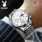 Luxury Top Brand Casual Business Watches - Stainless Steel Waterproof Quartz High Quality Men's Watches