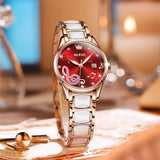 Luxury Brand Musical Note Ceramics New Watches For Women - Fashion Ladies Casual Female Quartz Watches