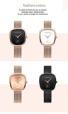 Wine Barrel Rose Gold Black New Women's Quartz Wristwatches Stopwatch Fashionable Minimalist Style Oval Watches