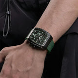 New Arrival Sport Calendar Top Brand Luxury Military Style Chronograph Rubber Quartz Original Men Watches