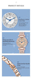 New Arrival Simple Elegant Luminous Zircon Diamonds Inlaid Quartz Watches for Women - Ideal Gifts