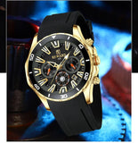 Famous Brand VIP New Design Fashion Quartz Waterproof Chronograph Luminous Sport Watches for Men - The Jewellery Supermarket