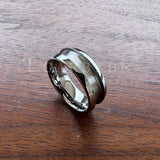 Grooves Domed Polished Finish 4/6/8mm Tungsten Wedding Engagement Rings