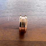 Grooves Domed Polished Finish 4/6/8mm Tungsten Wedding Engagement Rings