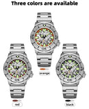 Super Luminous 20 Bar Waterproof Stainless Steel Sapphire Glass Mechanical Watch