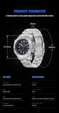 New Professional Dive Sport Mechanical Watches 316L Stainless Steel Sapphire Crystal 50Bar Auto Date Wristwatches