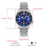 New Luminous Mechanical Ceramic Bezel Sapphire Glass MIYOTA 8215 Automatic Watch