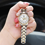 Original Luxury Gold Plated Watches for Ladies Waterproof Stainless Steel Quartz Wristwatches for Women