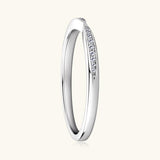 GRA Certified Round Moissanite Diamonds Rings for Women Real Sterling Silver Engagement Wedding Band Fine Jewellery