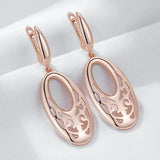14K Gold Filled Unique Flower Ethnic Earrings High Quality Fine Boho Jewellery