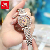 New Arrival Simple Elegant Luminous Zircon Diamonds Inlaid Quartz Watches for Women - Ideal Gifts