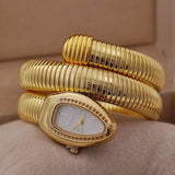 High Quality Blending Bold style Modern Elegance Unique Snake Shape Bangle Watch