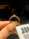 Simple Real 0.2ct Moissanite Diamond Engagement Rings For Men Gift Real 925 Sterling Silver Top Quality Fine Jewelry