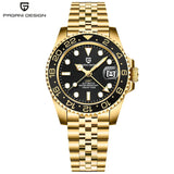 New Luxury Design Mechanical Watches Stainless Steel GMT Watch Top Brand Sapphire Glass Men Divers Wristwatch
