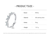 Elegant Butterfly Sterling Silver Shiny AAAA Lab Created Diamond Romantic Ring
