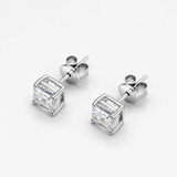 Luxury 1CT D Colour VVS1 Moissanite Diamonds Screw Earrings For Women and Men - S925 Sterling Silver Fine Jewellery - The Jewellery Supermarket