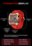 Big Dial Top Luxury Brand Sport Waterproof Chronograph Quartz Clock Automatic Date Mens Hipster Watches