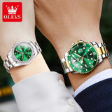 Luxury Brand Quartz Men's Women's Classic Diving Series Fashion Waterproof Date Couple Watches