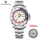 Top Brand New Men Mechanical Wristwatches NH36 Week Display Automatic Watches 100M Sport Waterproof Watch for Men