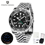 New LUXURY DESIGN Top Mechanical Automatic Watch Sports Rubber Diver Series Watch Luminous Date Display Wristwatches