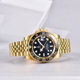 New LUXURY DESIGN Top Mechanical Automatic Watch Sports Rubber Diver Series Watch Luminous Date Display Wristwatches