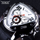 New Arrival Luxury Automatic Mechanical Sports Watches for Men Chronograph Triangular Dial Cool Wristwatches