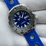 Monster 200M Waterproof NH36 Day Function Sapphire Glass Automatic Movement Steel Bezel SD1984 Steel Bracelet Watch
