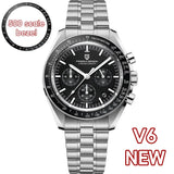 New Design AK Project Mars AR Sapphire Chronograph Automatic Date Luxury Quartz Watch