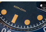 Top Brand New Blue/Green Ceramic Bezel Diving 200m Luminous 41mm Automatic Date Diver Quartz Wristwatch - ideal Gift