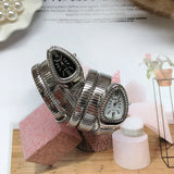 Popular Creative Snake Shaped Women's Quartz Analogue Watches - Women's Bracelets Personalized Wristbands For Women