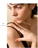 18K Gold Plated Exquisite Minimalist AAA Cubic Zirconia Diamonds Stainless Steel Ring